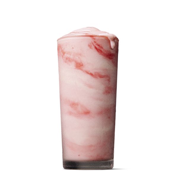 Strawberry Shake - medium from McDonalds Shakes and Frappes menu