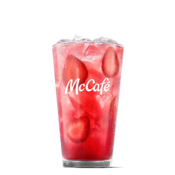 Strawberry Watermelon Refresher - Medium from McDonalds McCafé Drinks menu