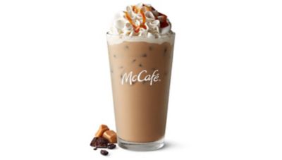 Iced Nonfat Caramel Mocha