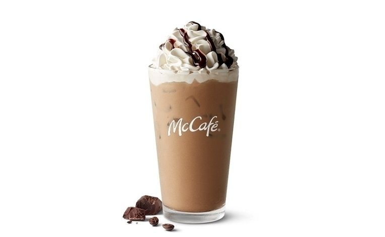 how much caffeine in mcdonalds iced coffee medium