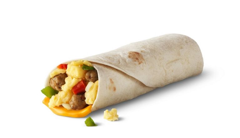Calories in McDonald's Sausage Burrito