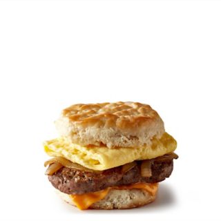 Steak Egg Cheese Biscuit