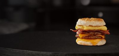 Triple Breakfast Stack Biscuit