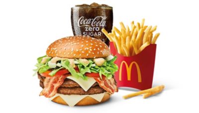 Double Big Tasty met Bacon Menu ☆ McDonald's