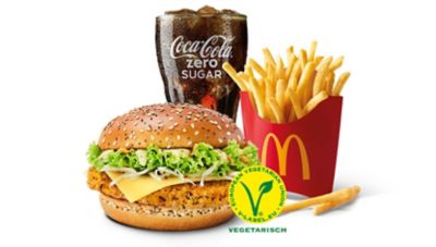 Veggie Homestyle Crispy Chicken Honey Mustard Voordeelmenu » Een lekkere burger van Valess met een zoet scherpe saus. Maak 't compleet met een Voordeelmenu ☆ McDonald's