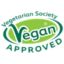 Vegan certified by the Vegetarian Society.