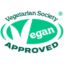 Vegan certified by the Vegetarian Society.