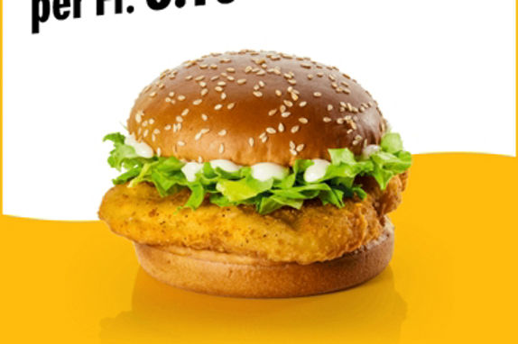 1 mcchicken o 1 mcveggie per 5.10 chf