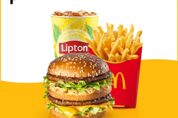 2 Menu medium + 1 happy meal per 26 chf