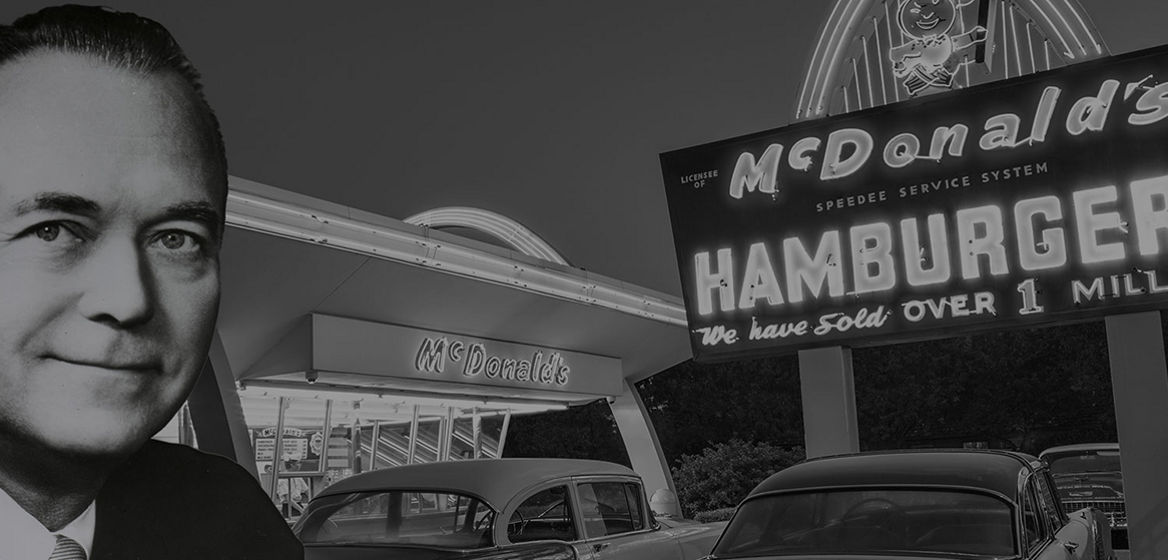 Ray Kroc and McDonald Signage