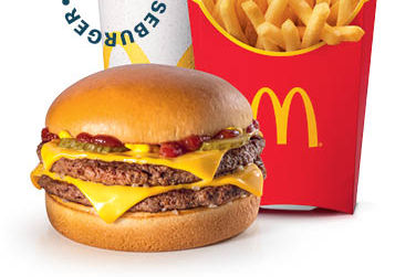 Le menu «Double cheese? Toujours!»