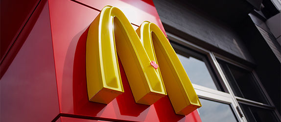 McDonald's storefront logo