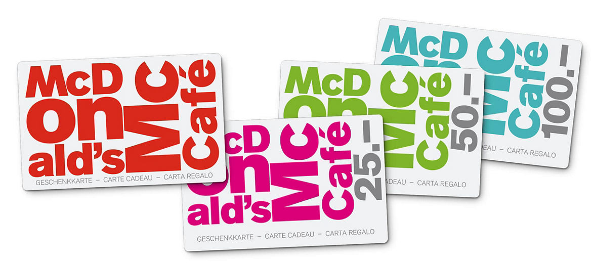 Geschenkkarte mcdo