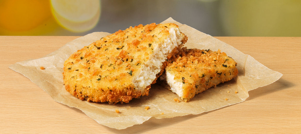 hamburger di pollo in deliziosa versione vegetariana