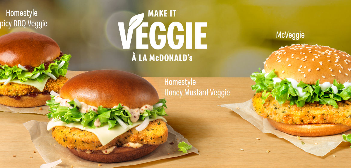 Veggie Burger - Veggie bei McDonalds® | McDonald&amp;#39;s® Schweiz