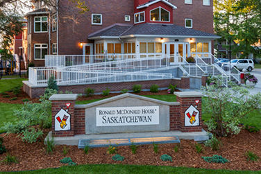 McDonald's Ronald McDonald House exterior in Saskatchewan