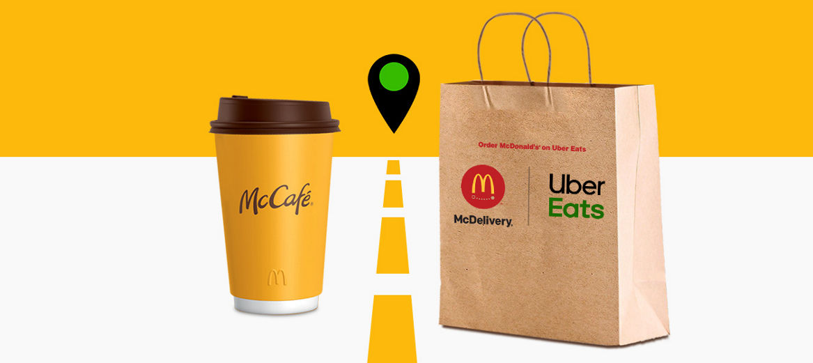 ordena mcdonald’s en uber eats. mcdelivery. uber eats