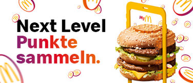 Next Level Punkte sammeln mit MyMcD Rewards.