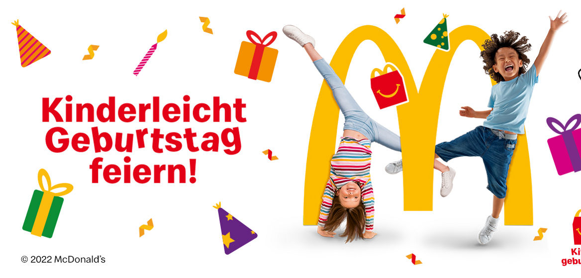 Abbildung: Kinderleicht Geburtstag feiern bei McDonald’s