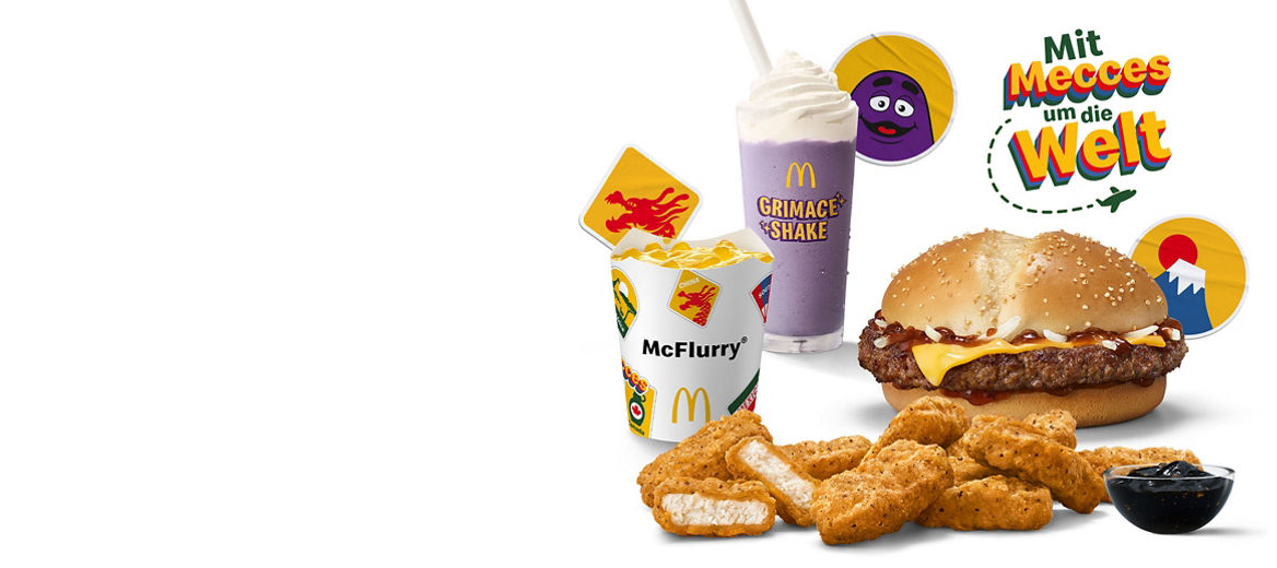Jetzt mit 12 lustigen Pop-Up Spielen zum Zusammenbauen im Happy Meal®.