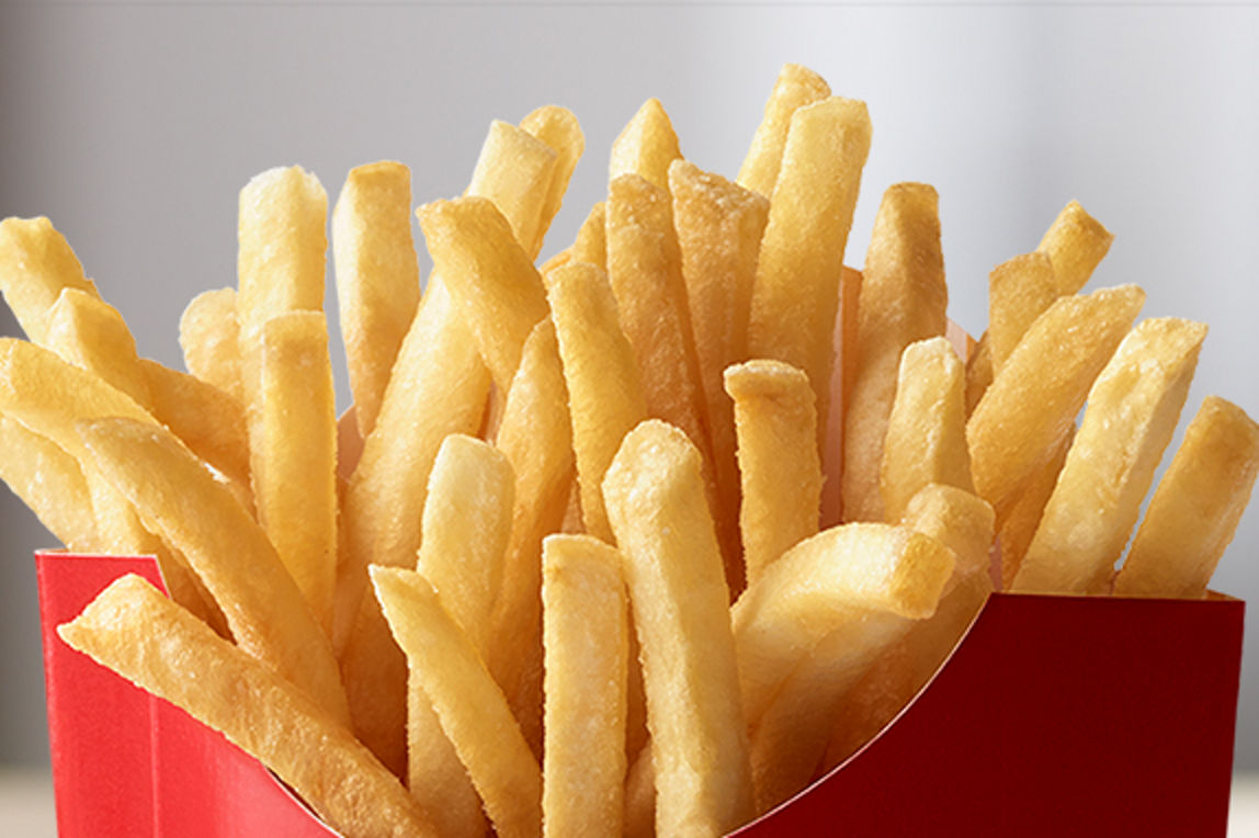 order in the app for $1 large fries