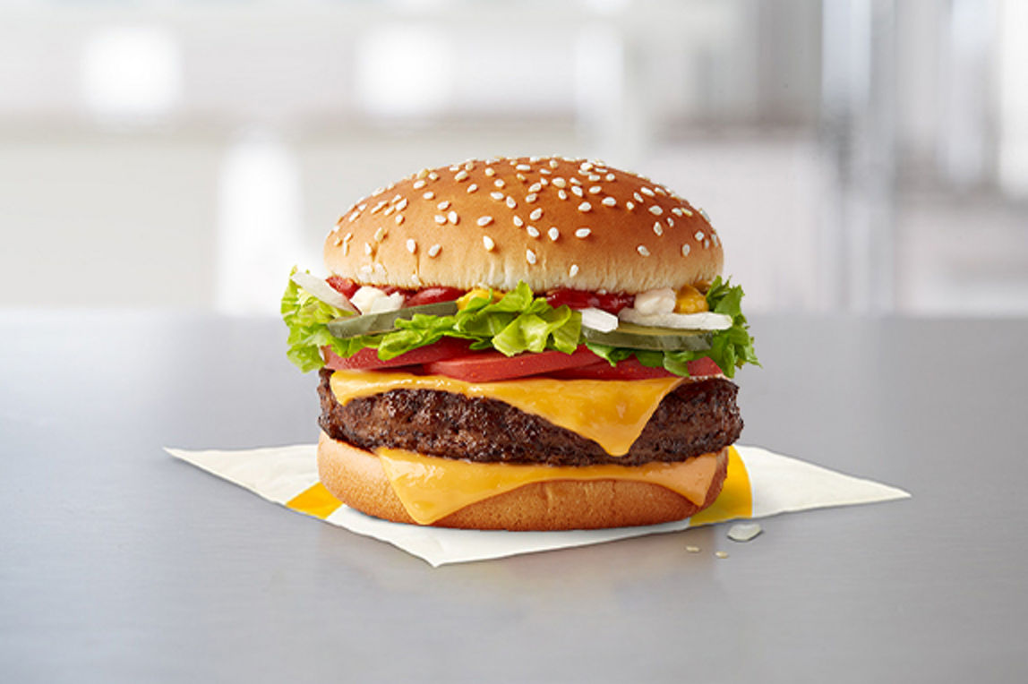 learn more about Quarter Pounder® with cheese bacon