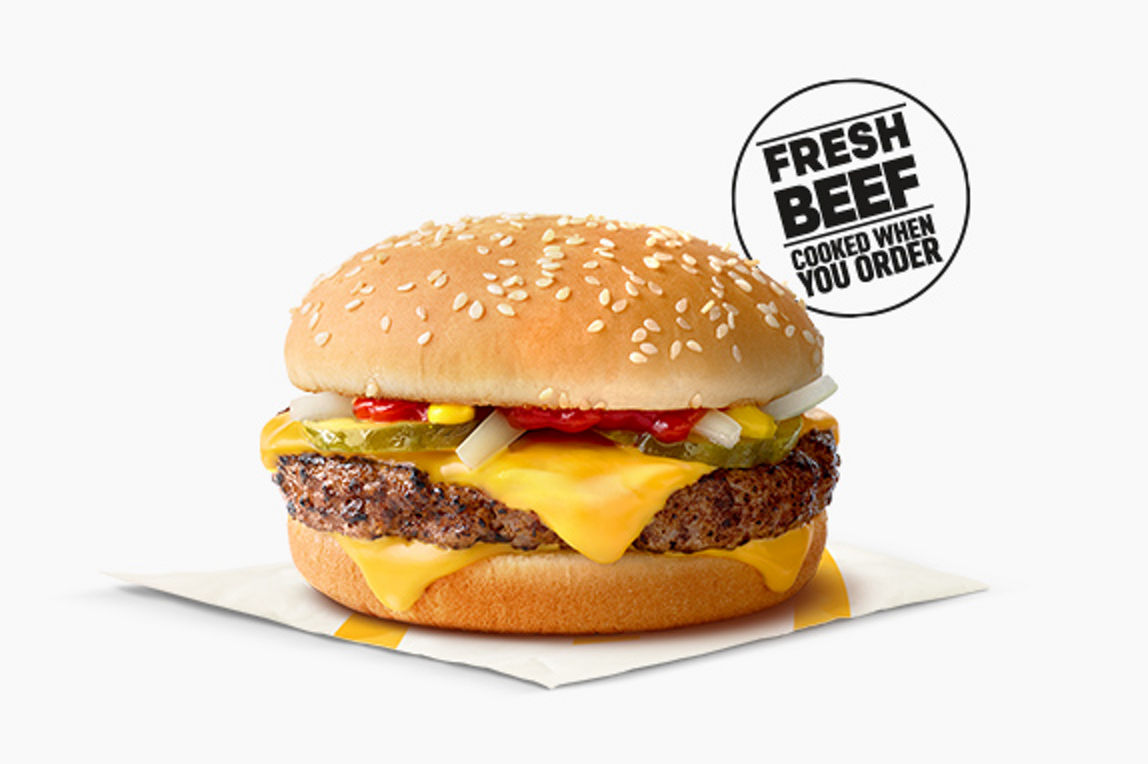 Learn more about Quarter Pounder® with Cheese