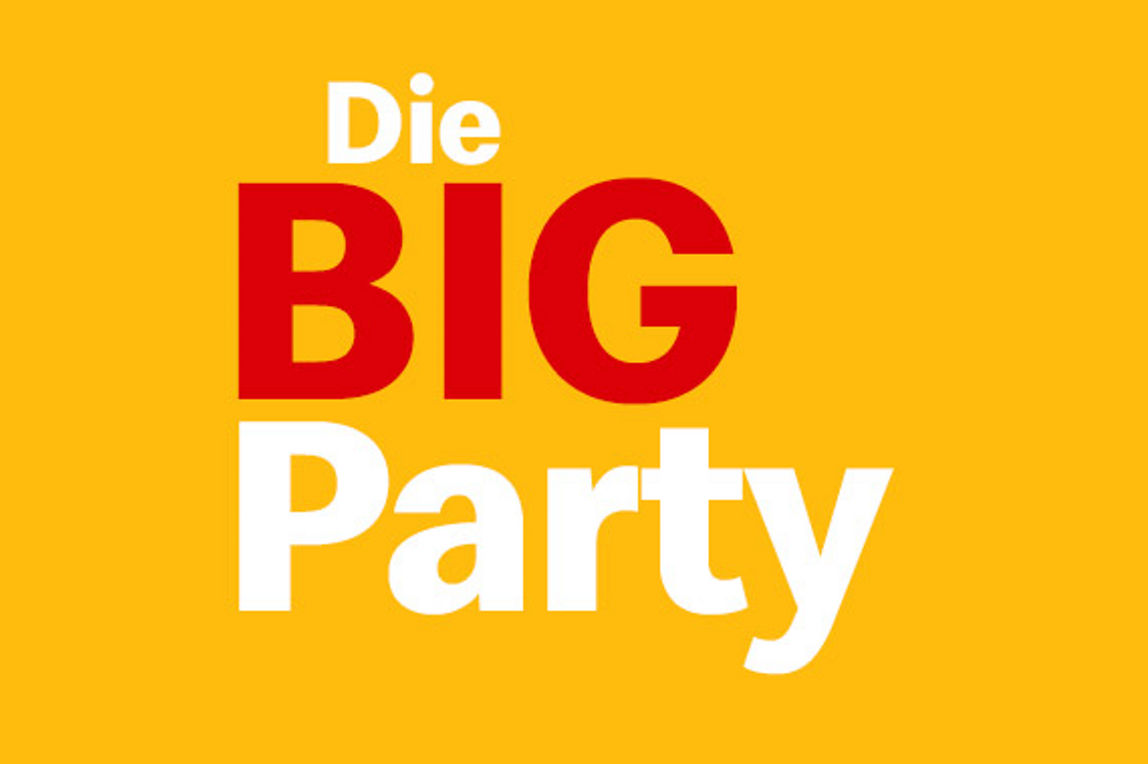 Ca. 90 Minuten stehen für die Big-Party zur Verfügung.