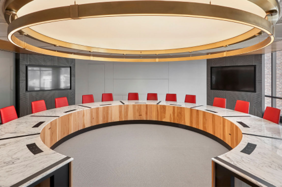 Board of Director's Boardroom at McDonald's Headquarters in Chicago, Illinois.