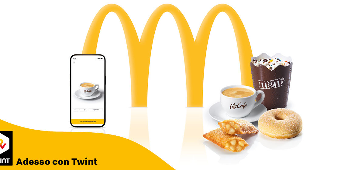 Ordina semplicemente nella tua app McDonald's