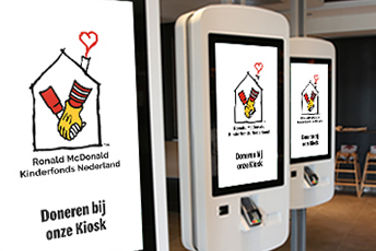 Doneren bij onze Kiosk