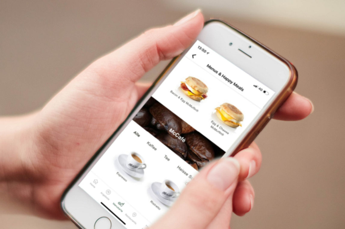 McDonald's Restaurant Mobile Anwendung