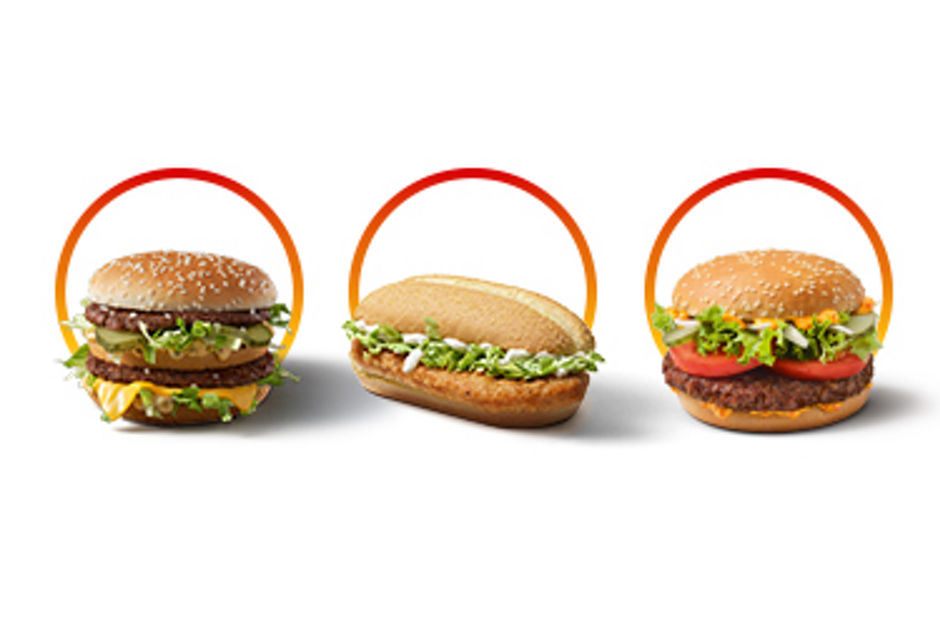 Big Mac®, McChicken Classic®, Fresh Vegan TS