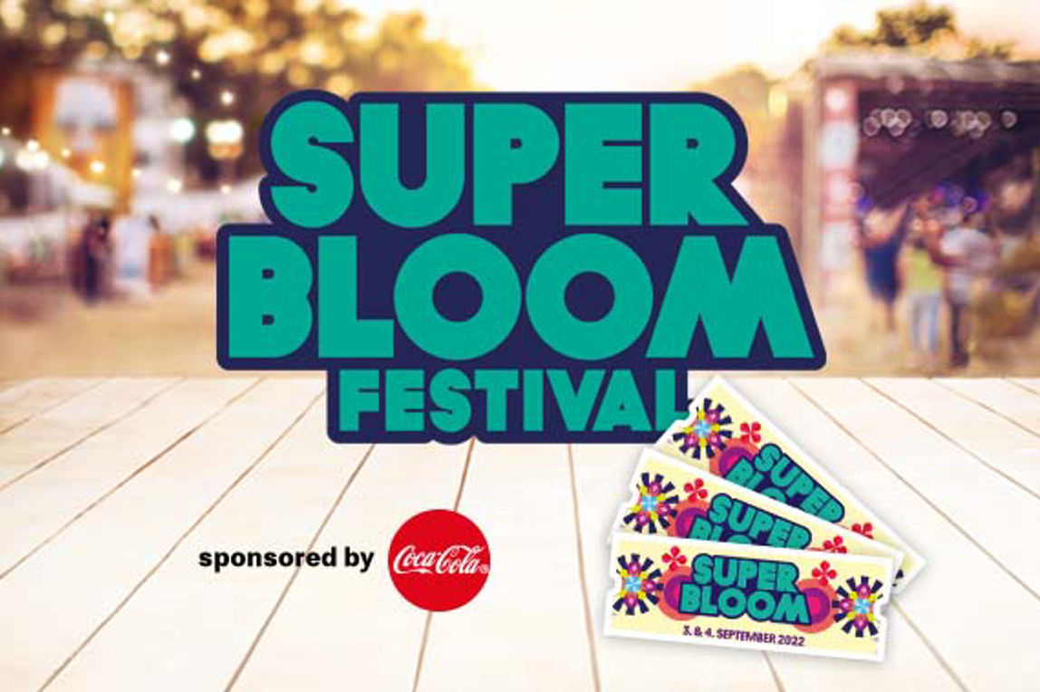 Gemeinsam mit Coca-Cola® verlosen wir 4x 3 Premium Tickets für das SUPERBLOOM Festival am 03.09. und 04.09.2022 in München