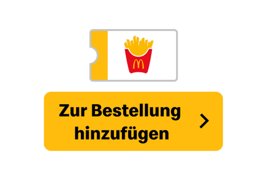 Ein beispielhafter Prämiencoupon mit dem Button "Zur Bestellung hinzufügen"