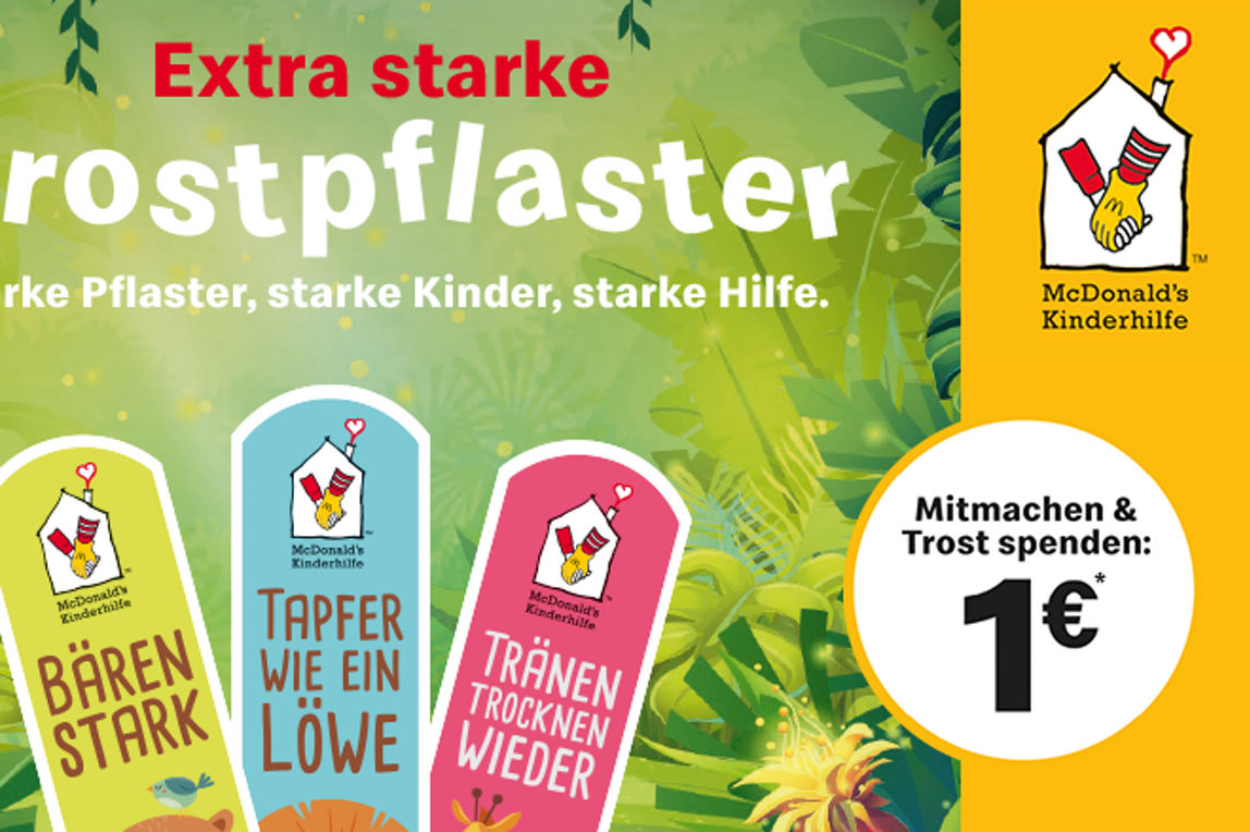 Kampagnenmotiv Extra starke Trostpflaster
