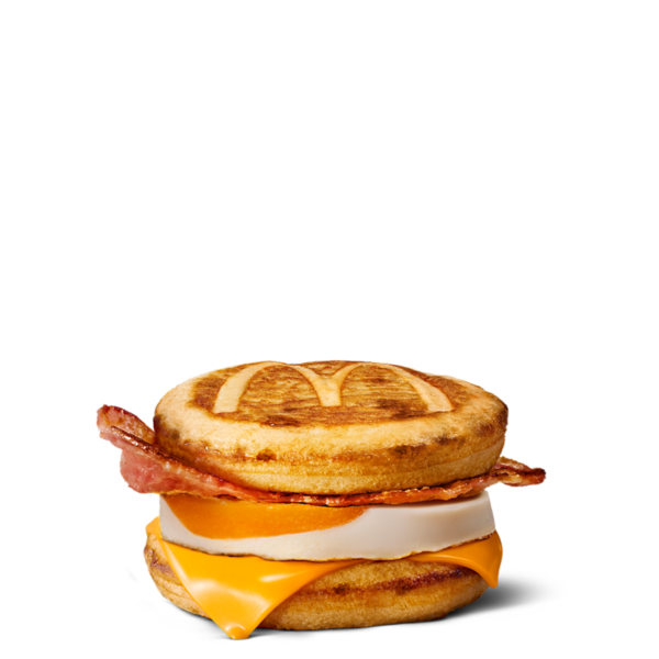 Bacon, Egg & Cheese McGriddles from McDonald's Breakfast menu