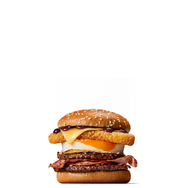 Big Brekkie Burger from McDonald's Breakfast menu