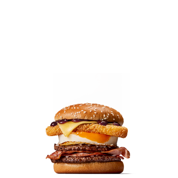 Big Brekkie Burger from McDonald's Breakfast menu