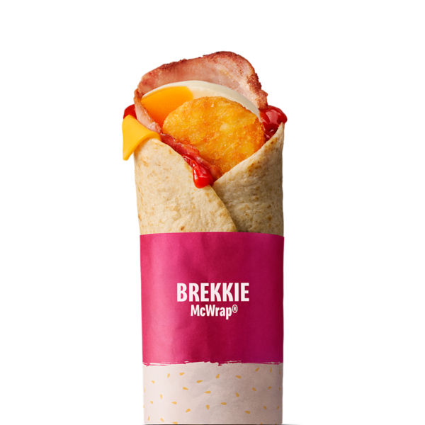 Brekkie McWrap from McDonald's Breakfast menu