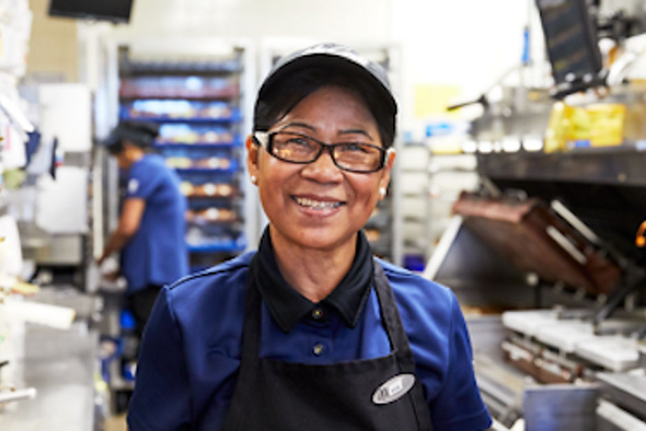 McDonald's staff smiling