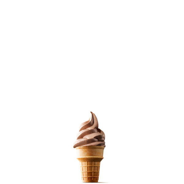 Chocolate Soft Serve Cone from McDonald's Desserts menu