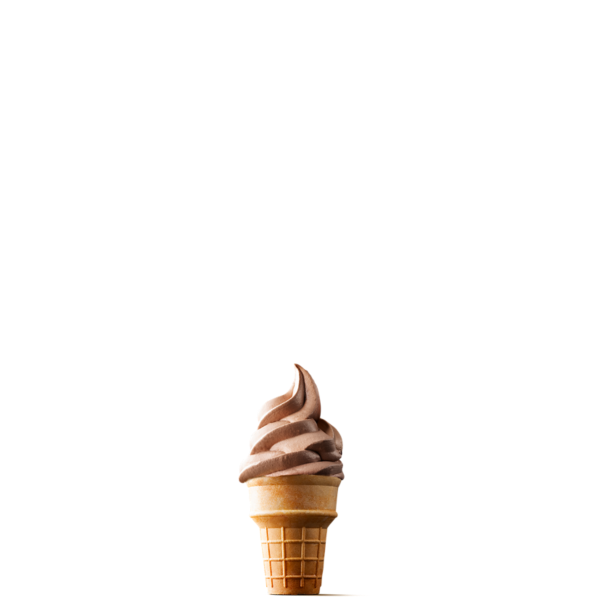 Chocolate Soft Serve Cone from McDonald's Desserts menu