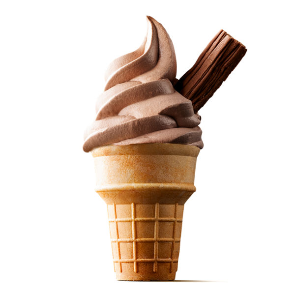 Chocolate Soft Serve Cone with Cadbury® Flake® from McDonald's Desserts menu