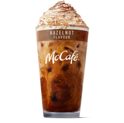 Deluxe Hazelnut Flavoured Iced Coffee Large