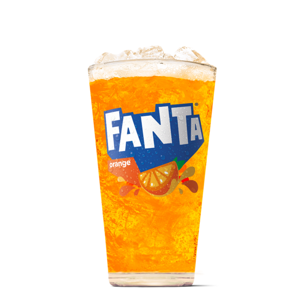 Fanta at Maccas (medium) from McDonald's Drinks menu