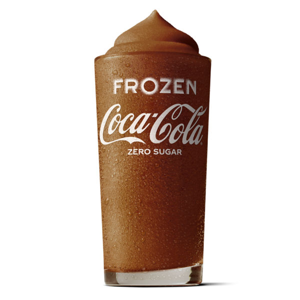 Frozen Coke No Sugar (Large) at McDonald's Drinks menu