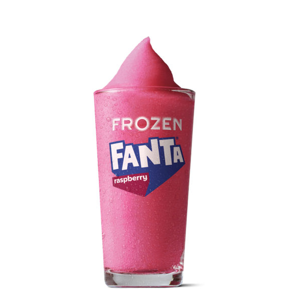Frozen Fanta® Raspberry (Small) at McDonald's Drinks menu