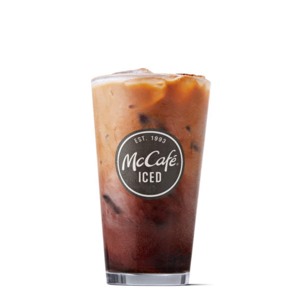 Iced Mocha - medium from McDonalds McCafé Drinks menu