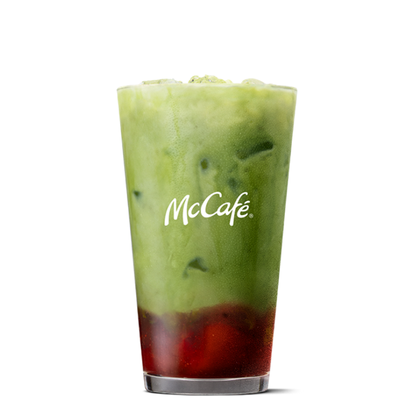 Iced Strawberry Matcha Latte 